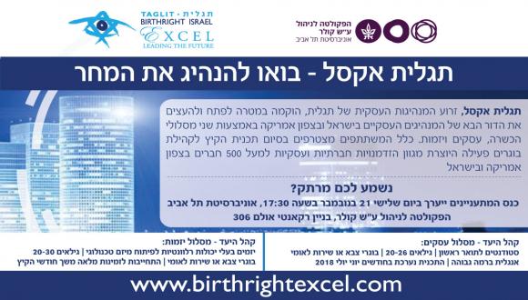 תגלית אקסל-בואו להנהיג את המחר